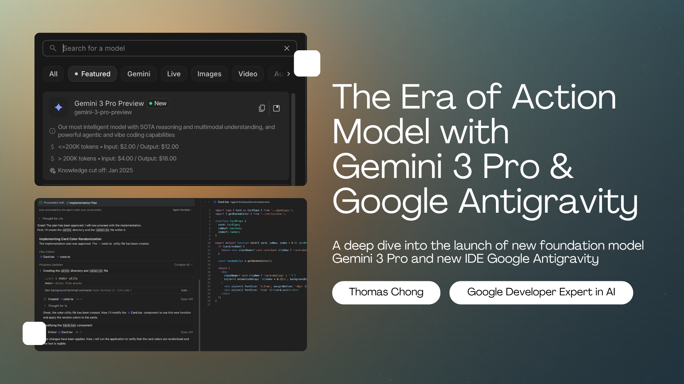 The Era of Action with Gemini 3 and Google Antigravity